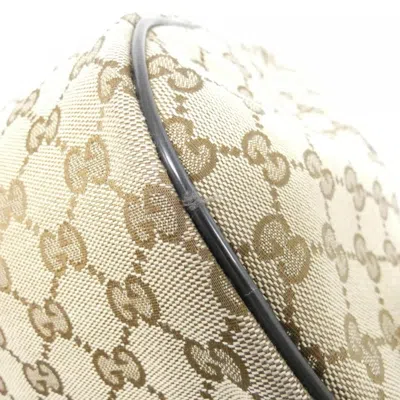 Pre-owned Gucci Beige Brown Gg Canvas Backpack () In Multi