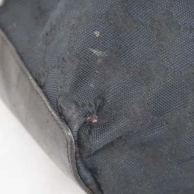 Pre-owned Gucci Black Canvas Tote Bag ()