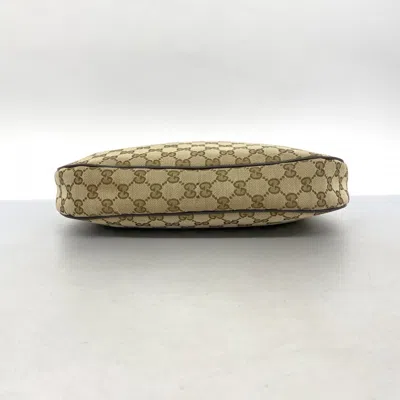 Pre-owned Gucci Brown Canvas Shoulder Bag ()