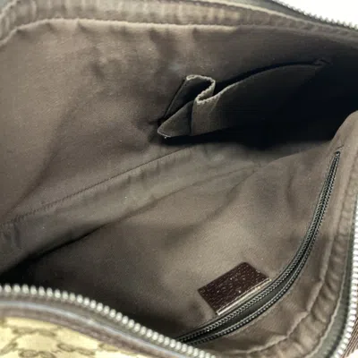 Pre-owned Gucci Brown Canvas Shoulder Bag ()
