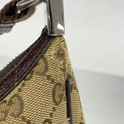 Pre-owned Gucci Brown Canvas Shoulder Bag ()