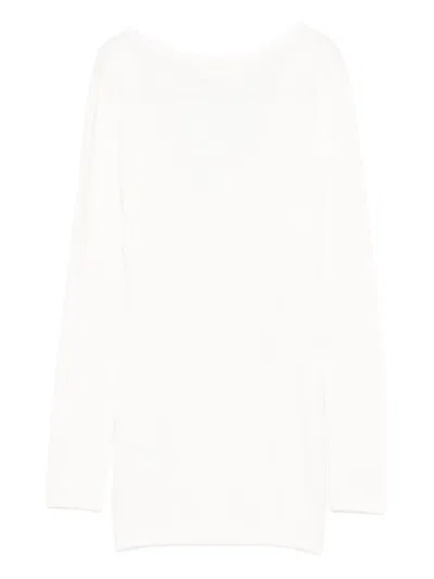 Lisa Yang Amalea Cotton And Cashmere Sweater In White