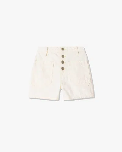 Nili Lotan Harley Denim Short In White