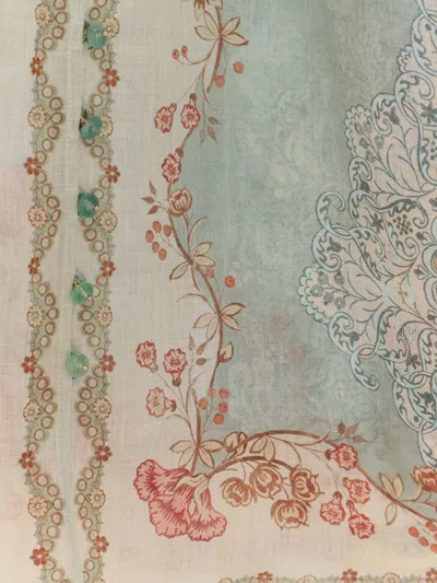 Zimmermann Daylight Ramie Blouse In Blue