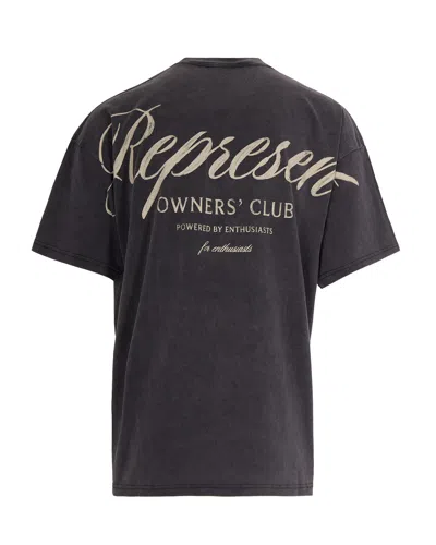 Represent Clothing T-shirt Owners Club Vintage Grey In Gray