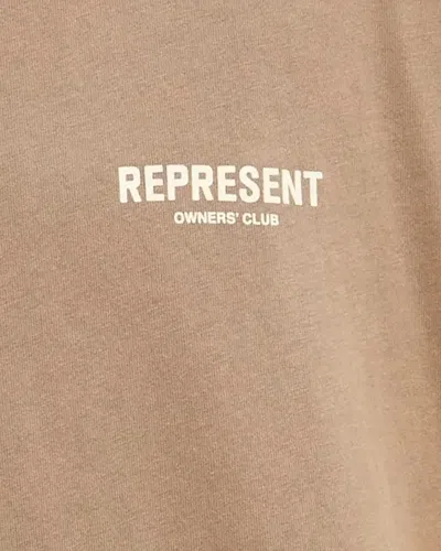 Represent Clothing T-shirt Almond Owners Club In Brown