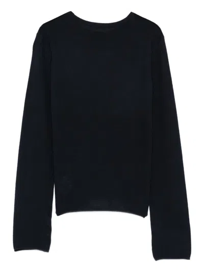 Lisa Yang Georgie Long-sleeve Crew-neck Top In Black
