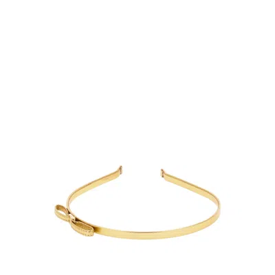Ferragamo Mini-bow Headband In Gold
