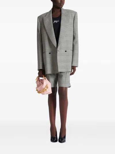 Balmain Logo Cotton Tank Top In Black