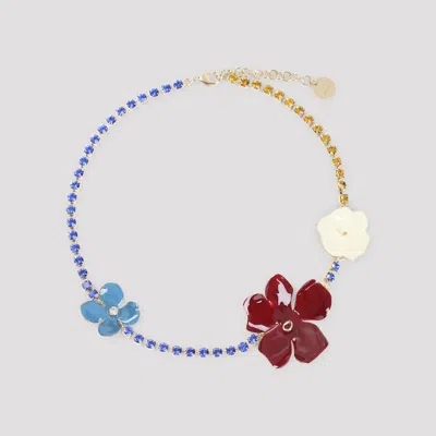 Marni Flower Necklace In Multi