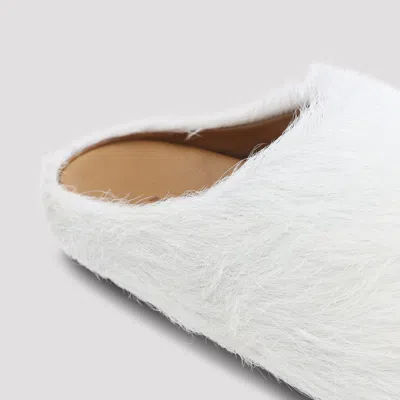 Marni Fussbett Sabot In White