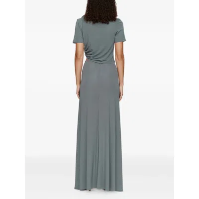 Christopher Esber Orica Cascade Crystal Skirt In Gray