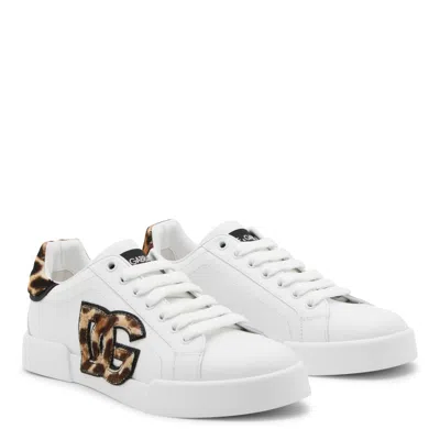 Dolce & Gabbana Sneakers Light And Natural In Multi