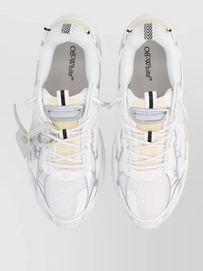 Off-white Be Right Back Mesh Sneakers Pull Tabs In White
