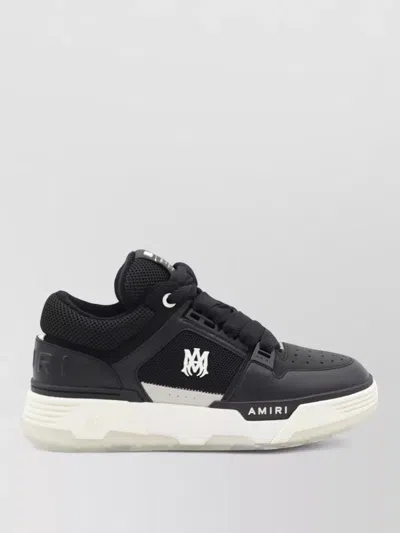 Amiri Low Top Sneakers Contrast Sole Design In Black