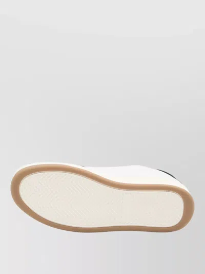 Saint Laurent Sl61 Leather Sneakers Signature Sole In Green