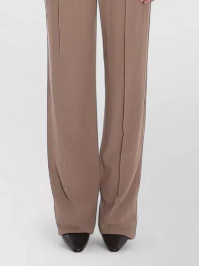 Saint Laurent Regular Fit Long Sleeve Cotton Shirt In Pink