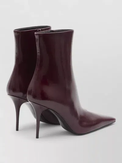 Saint Laurent Ashley Ankle Boots Pointed Toe Stiletto