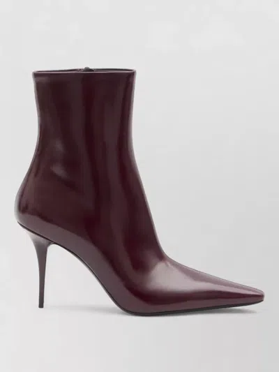 Saint Laurent Ashley Ankle Boots Pointed Toe Stiletto