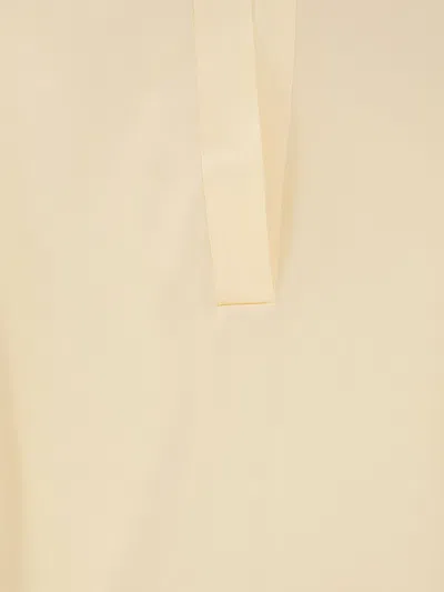 Tom Ford Stretch Satin Shirt In Neutral