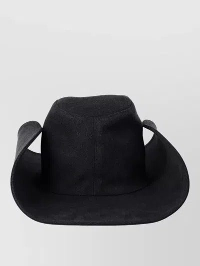Ruslan Baginskiy Structured Hat Curved And Wide Brim In Black