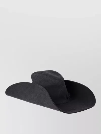 Ruslan Baginskiy Structured Hat Curved And Wide Brim In Black