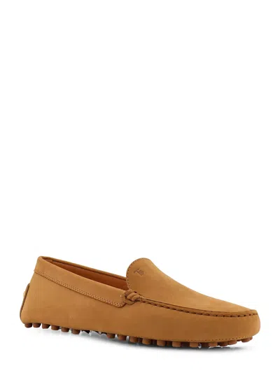 Tod's Suede Loafers With Engraved Logo On The Front In Multi