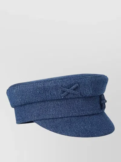 Ruslan Baginskiy Structured Cap Featuring Fine Embroidered Logo In Blue