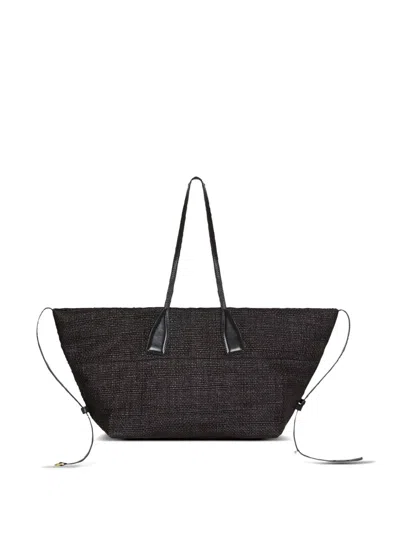 Balmain Track Rafia Tote