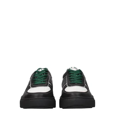 Cesare Paciotti Sneakers 4us Men's Leather Black/quartz In Black