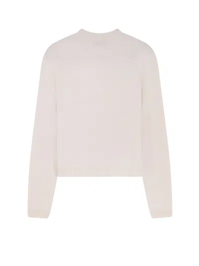 Gucci Wool And Cashmere Cardigan With Metal Horsebit In White