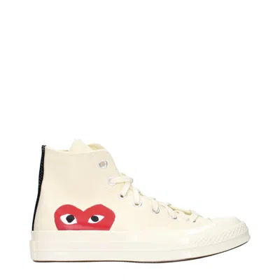 Comme Des Garcon Comme Des Garçons Sneakers Converse Men's Fabric White/milk In Multi