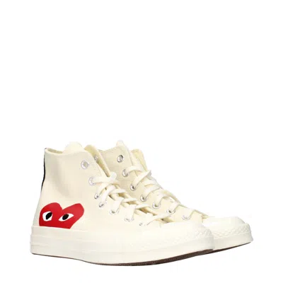 Comme Des Garcon Comme Des Garçons Sneakers Converse Men's Fabric White/milk In Multi