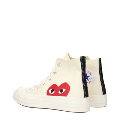 Comme Des Garcon Comme Des Garçons Sneakers Converse Men's Fabric White/milk In Multi
