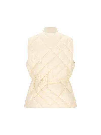 Burberry Devonside Quilted Vest In Animal Print