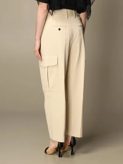 Givenchy High-waisted Trousers With Kargo Pockets In Neutral
