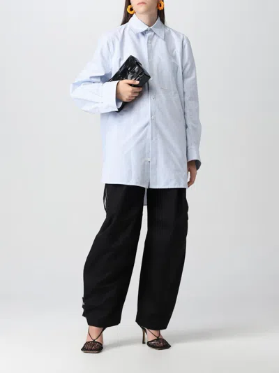 Bottega Veneta Twist  Woven Leather Earrings In Brown