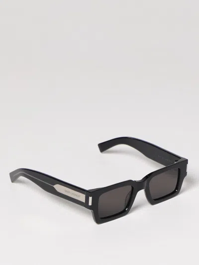 Saint Laurent Sl 572 Acetate Sunglasses In Black