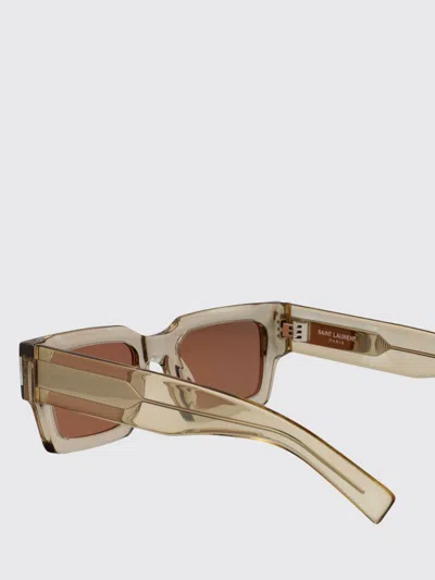 Saint Laurent Sl 572 Acetate Sunglasses In Neutral