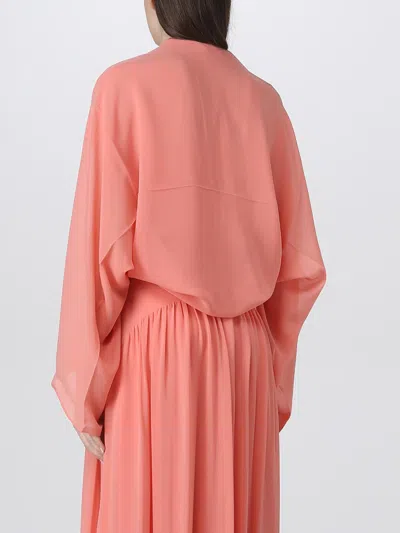 Max Mara Studio Scarf In Silk In Orange