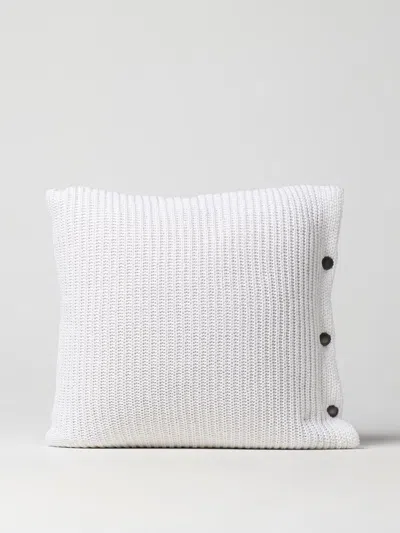 Brunello Cucinelli Pillow Homeware  In White