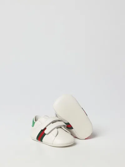 Gucci Sneakers In Nappa Leather In White