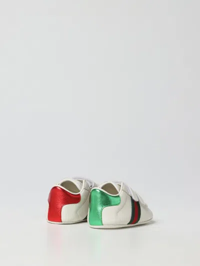 Gucci Sneakers In Nappa Leather In White