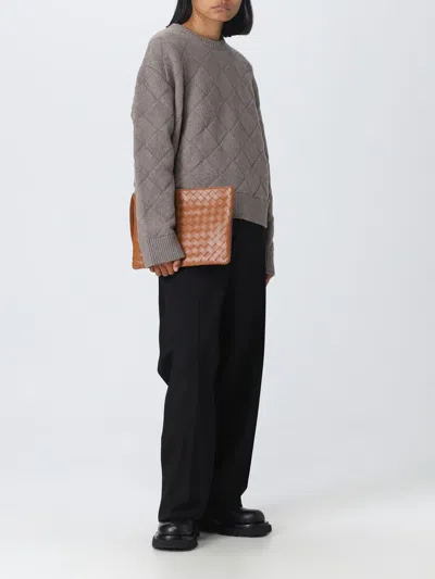 Bottega Veneta Sweater In Wool In Brown