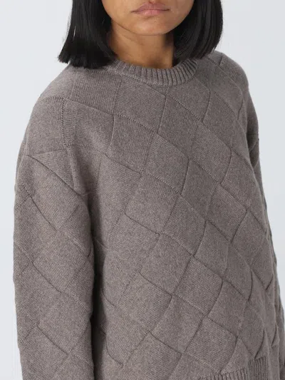 Bottega Veneta Sweater In Wool In Brown