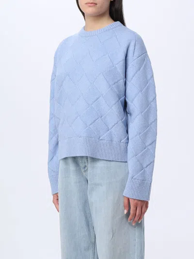 Bottega Veneta Sweater In Wool In Blue