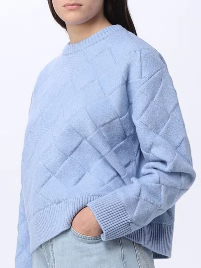 Bottega Veneta Sweater In Wool In Blue