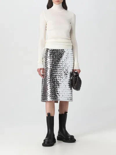 Bottega Veneta Sweater In Wool In Neutral