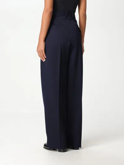 Bottega Veneta Wool Pants In Blue