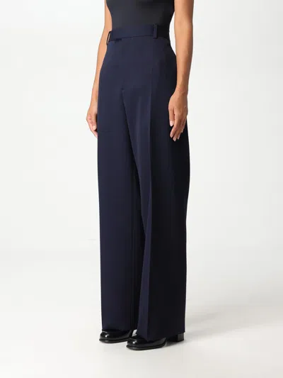 Bottega Veneta Wool Pants In Blue
